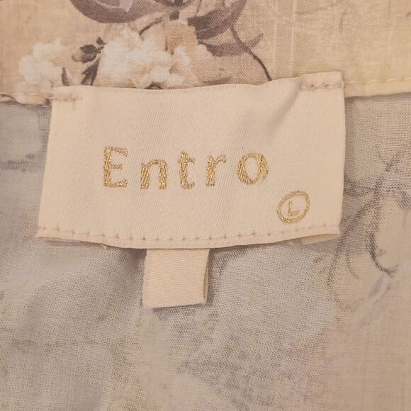 Enyro Softly Spoken Blouse. Retro. Cotton - Picture 11 of 13